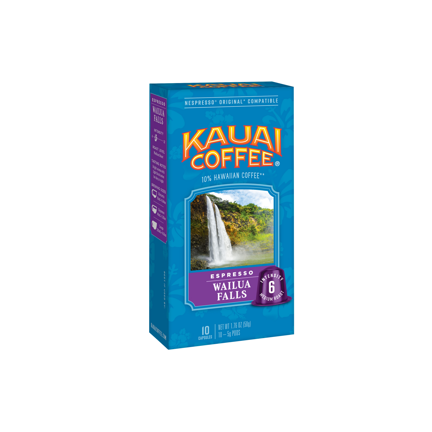 Wailua Falls Medium Roast Espresso Pods
