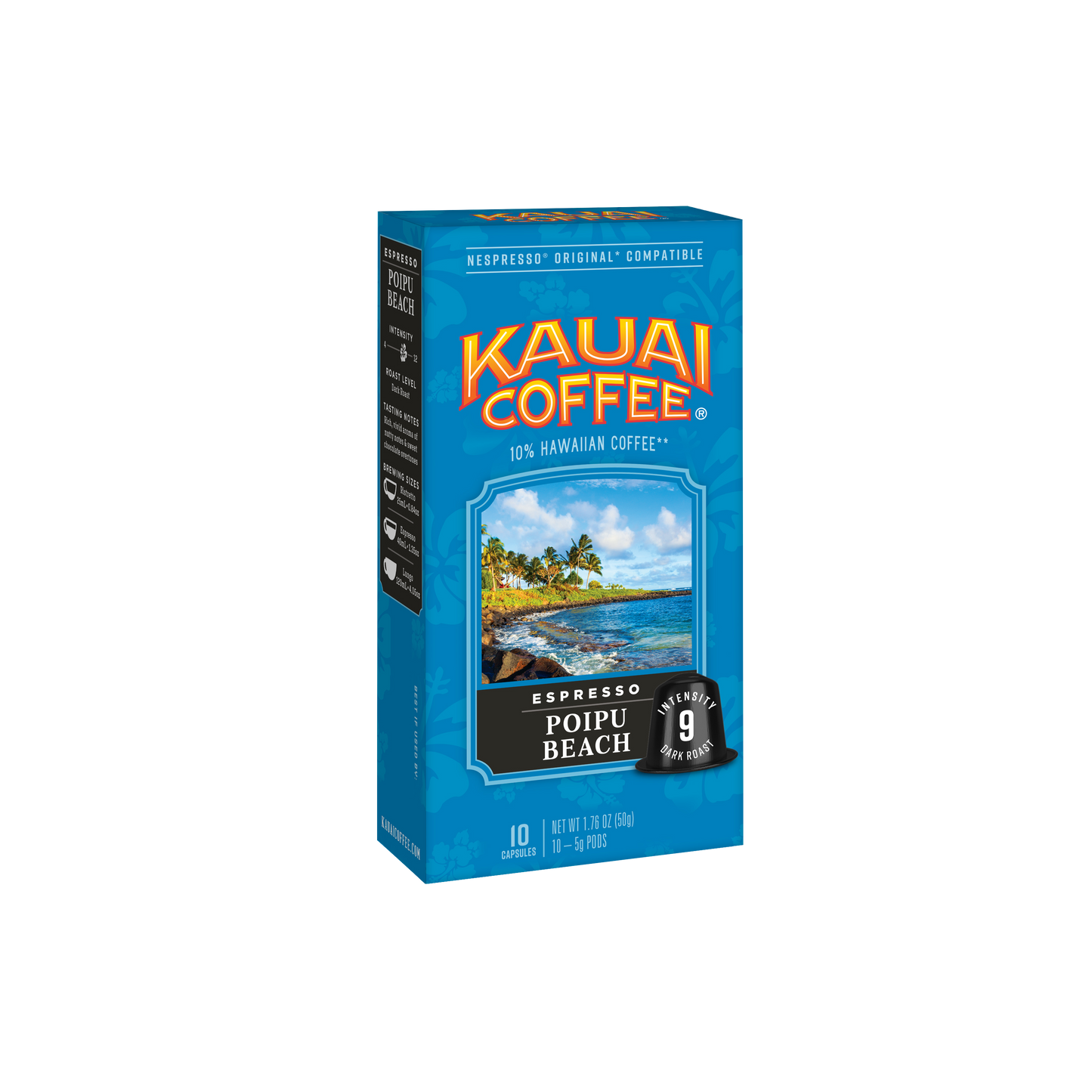 Poipu Beach Dark Roast Espresso Pods