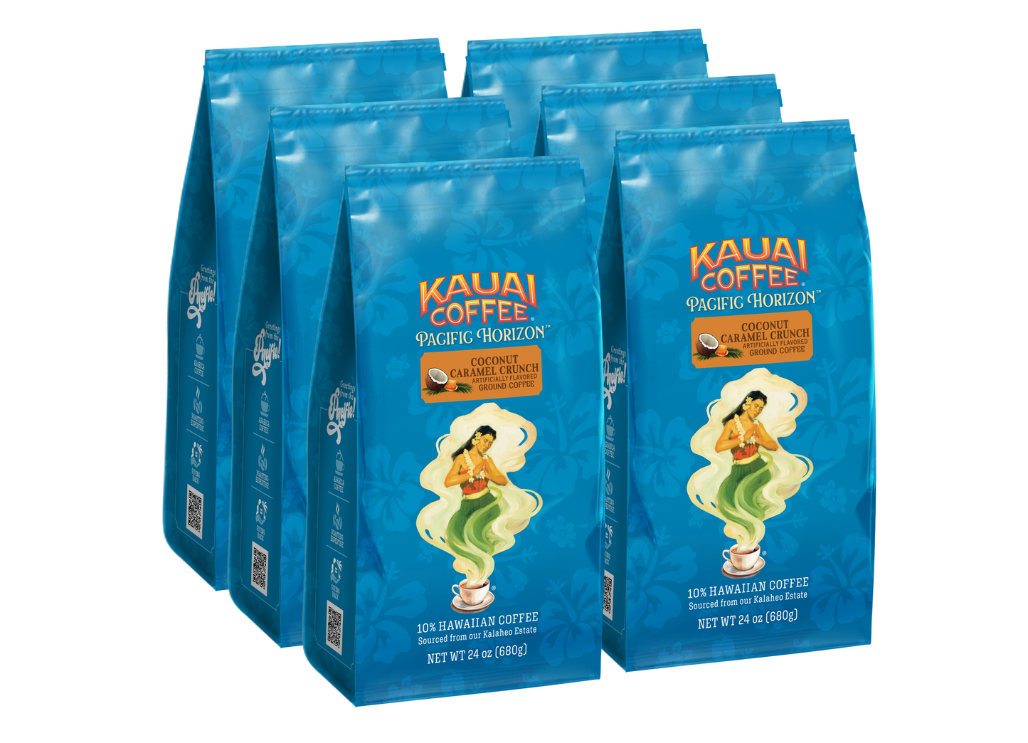 Coconut Caramel Crunch Flavor Ground Coffee