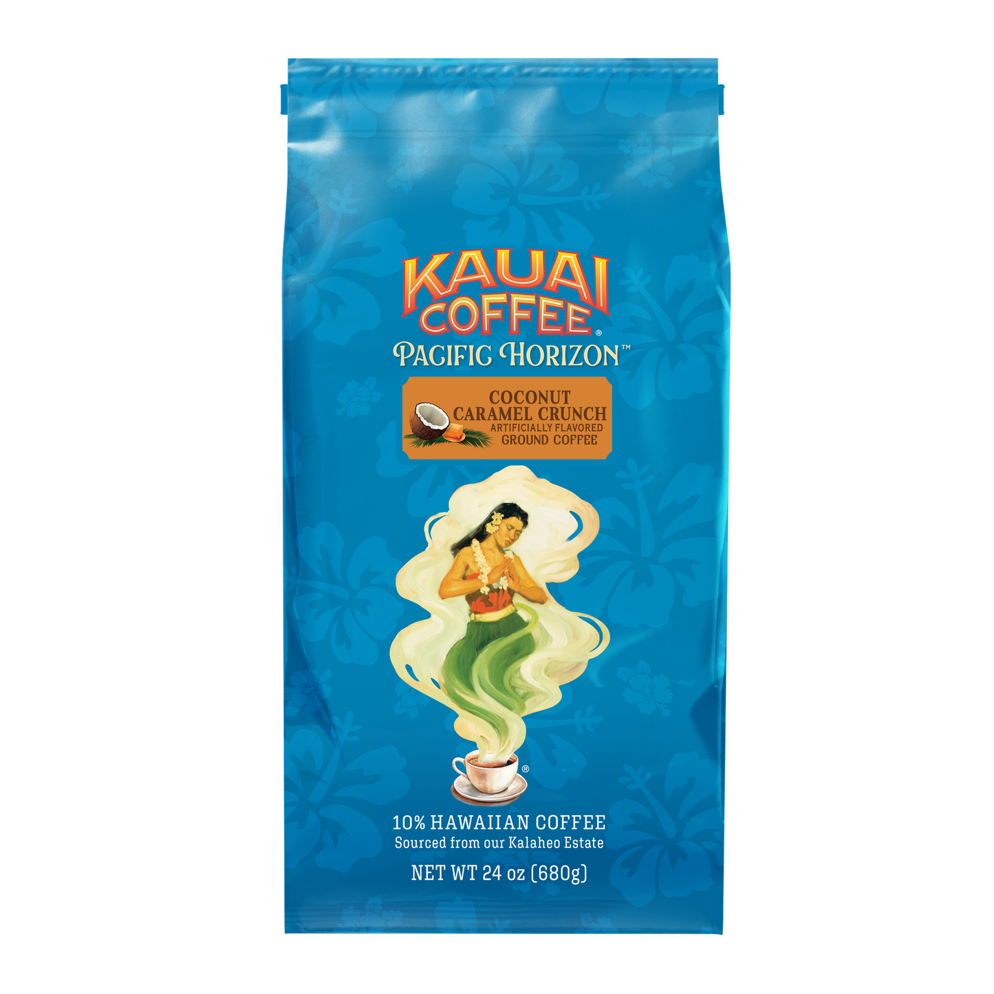 Coconut Caramel Crunch Flavor Ground Coffee