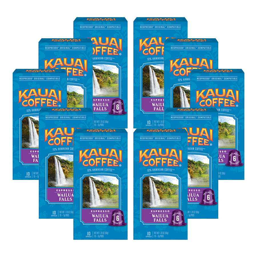 Wailua Falls Medium Roast Espresso Pods