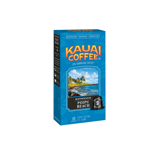 Poipu Beach Dark Roast Espresso Pods