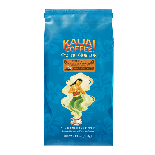 Coconut Caramel Crunch Flavor Whole Bean Coffee